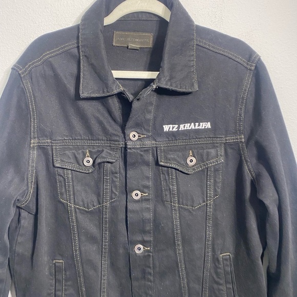 Wiz Khalifa Rapper Hip Hop Denim Trucker Jacket - Picture 2 of 6